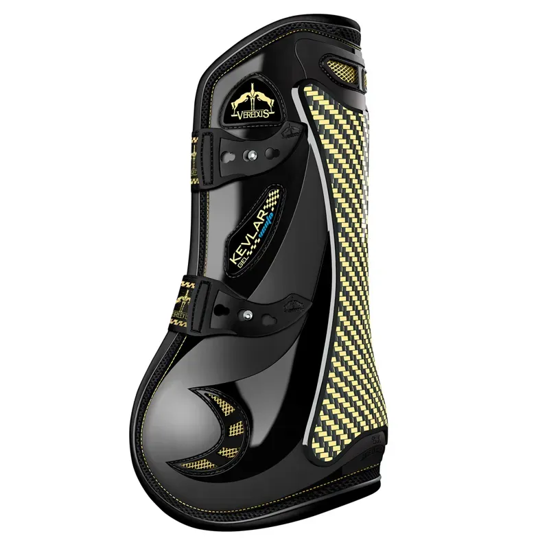 Veredus Kevlar Vento Front Tendon Boots - Black-1