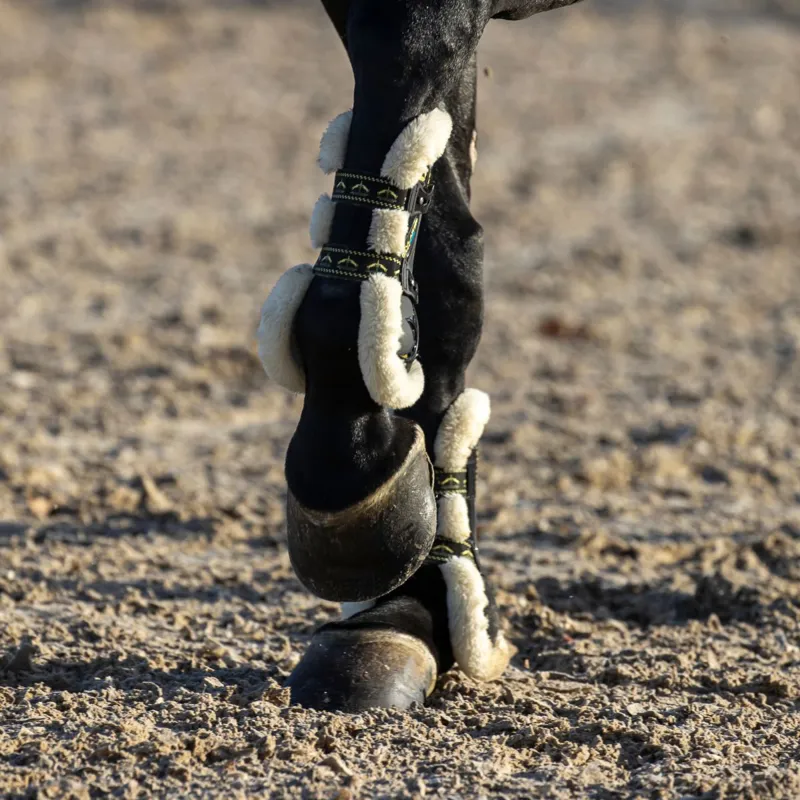 Veredus Kevlar Vento Save The Sheep Front Tendon Boots - Black-2