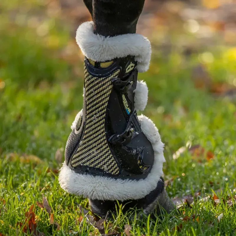Veredus Kevlar Vento Save The Sheep Front Tendon Boots - Black-3