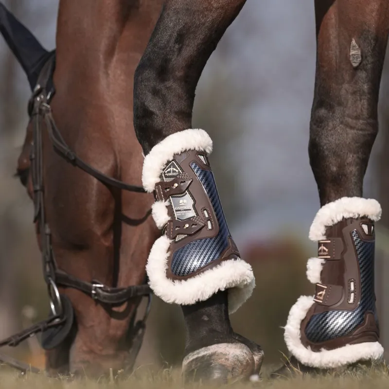 Veredus Carbon Gel Absolute Save The Sheep Tendon Boots - Brown-5