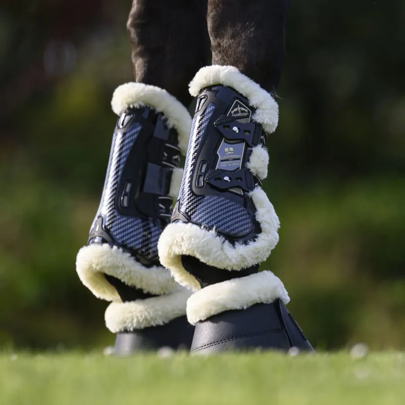 Veredus Carbon Gel Absolute Save The Sheep Tendon Boots - Black-2
