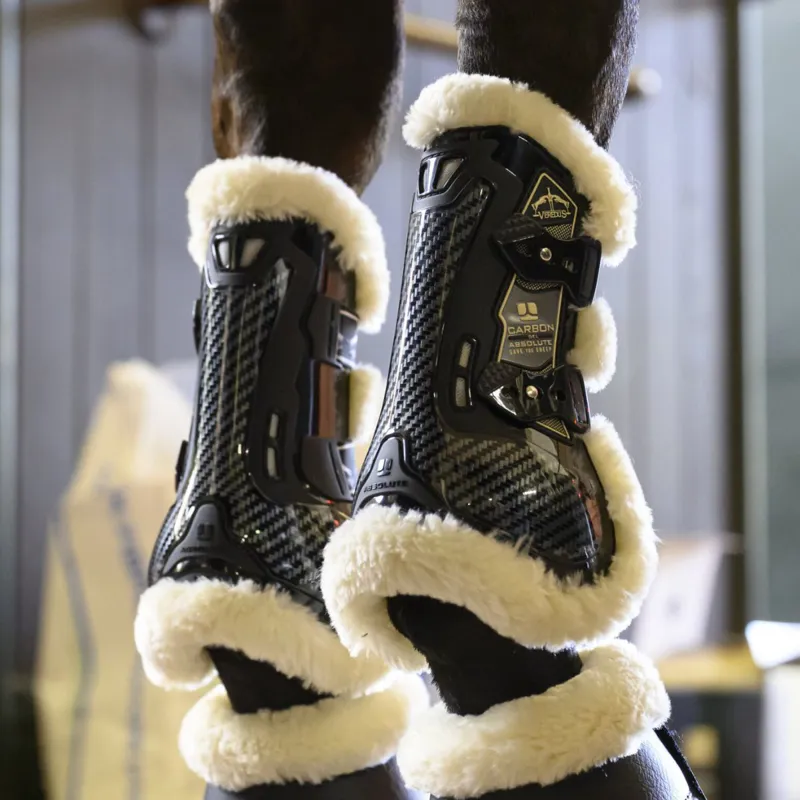 Veredus Carbon Gel Absolute Save The Sheep Tendon Boots - Black-3