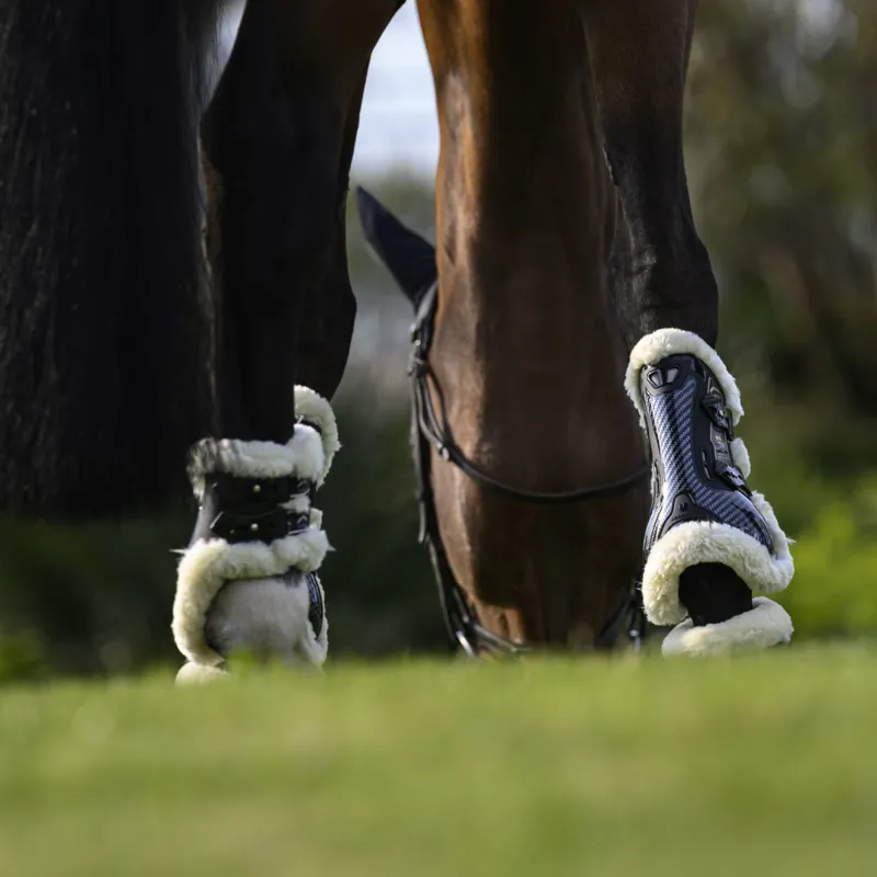 Veredus Carbon Gel Absolute Save The Sheep Tendon Boots - Black-4