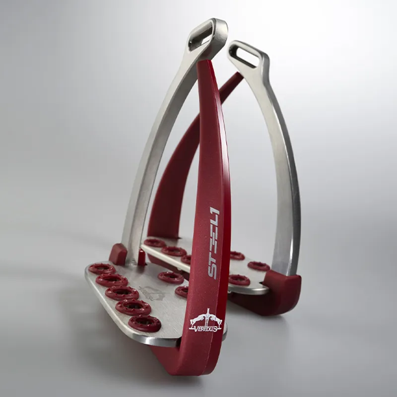 Veredus Vita Steel1 Stirrups - Bordeaux-1