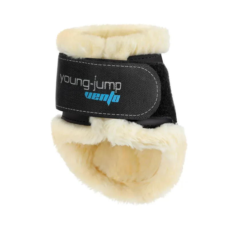 Veredus Young Jump Vento Save The Sheep Rear Fetlock Boots - Black-1