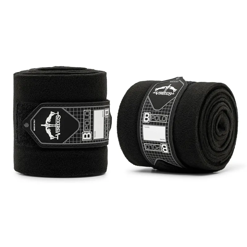 Veredus B-Polo Fleece Bandages - Black