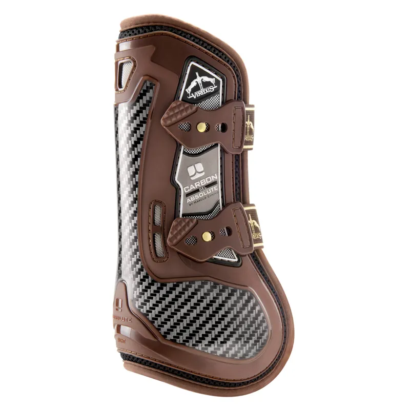 Veredus Carbon Gel Absolute Front Tendon Boots - Brown