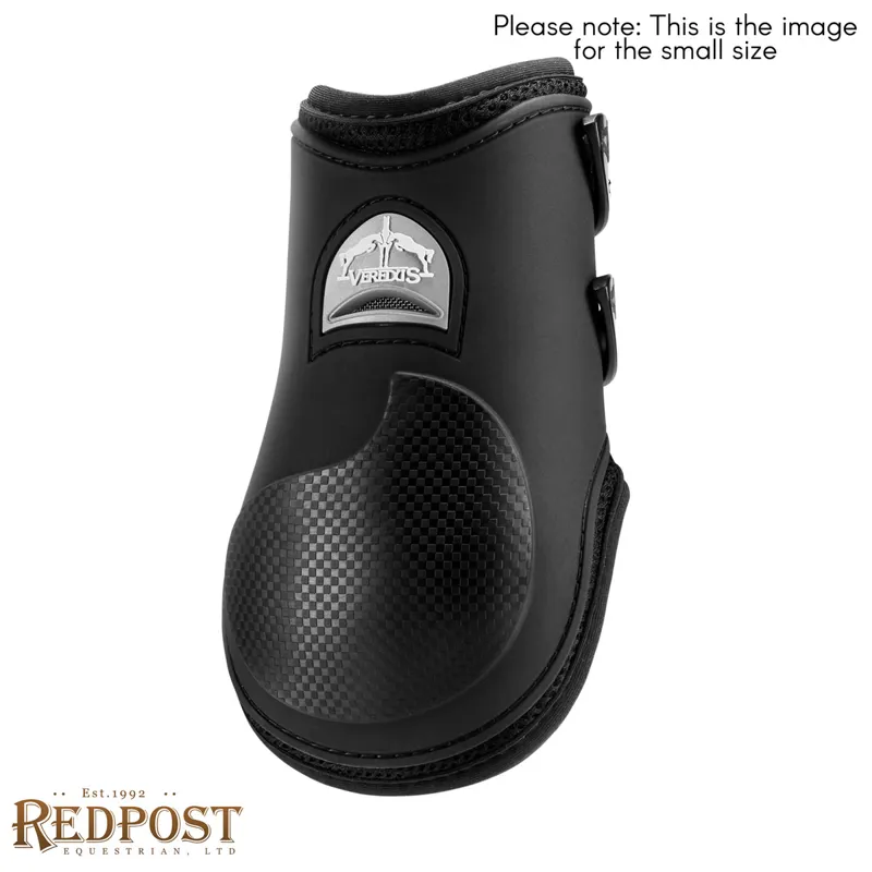 Veredus Carbon Gel Vento Rear Fetlock Boots - Black-1