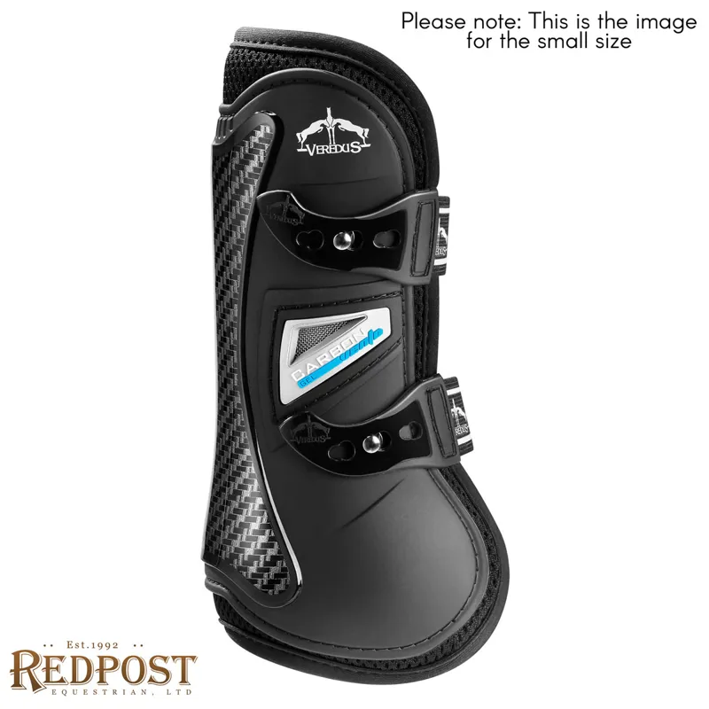 Veredus Carbon Gel Vento Front Tendon Boots - Black-1