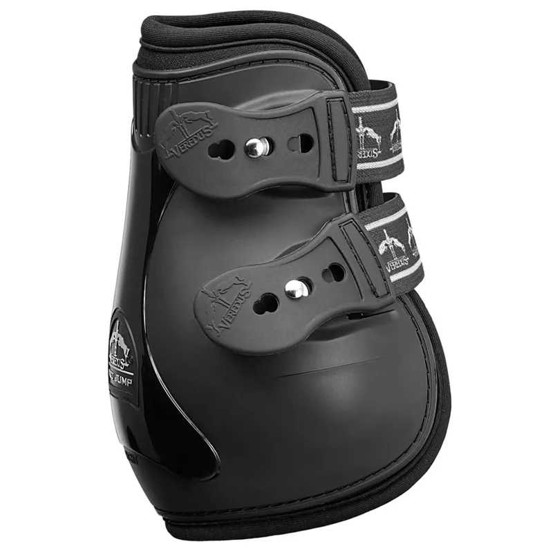 Veredus Pro-Jump Elastic Rear Fetlock Boots - Black