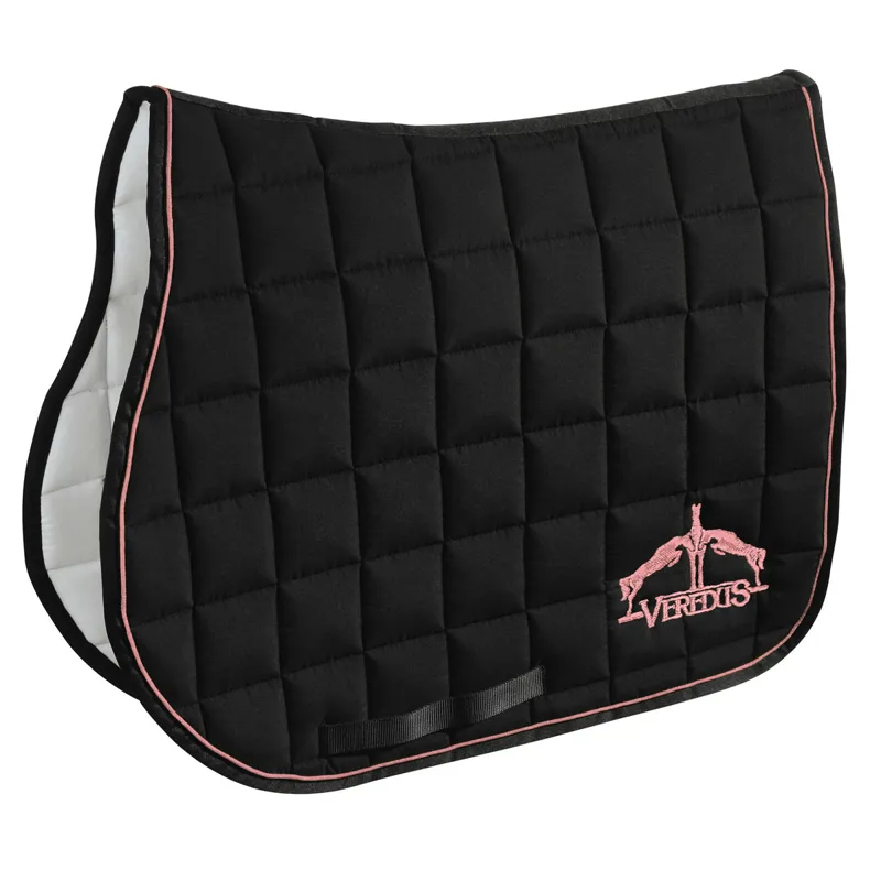 Veredus Jumping Saddlecloth - Black/Light Pink