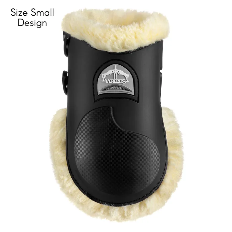 Veredus Carbon Gel Vento Save The Sheep Rear Fetlock Boots - Black-2