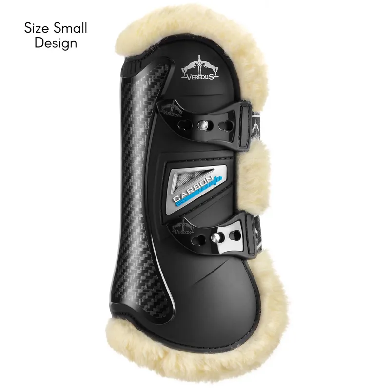 Veredus Carbon Gel Vento Save The Sheep Front Tendon Boots - Black-2