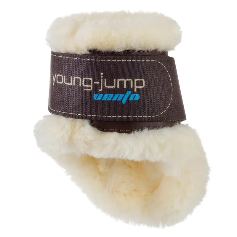 Veredus Young Jump Vento Save The Sheep Rear Fetlock Boots - Brown-1