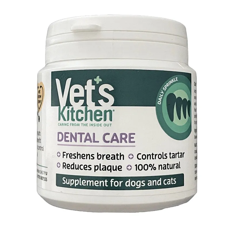 Vet's Kitchen Dental Care Supplement Powder for Cats and Dogs