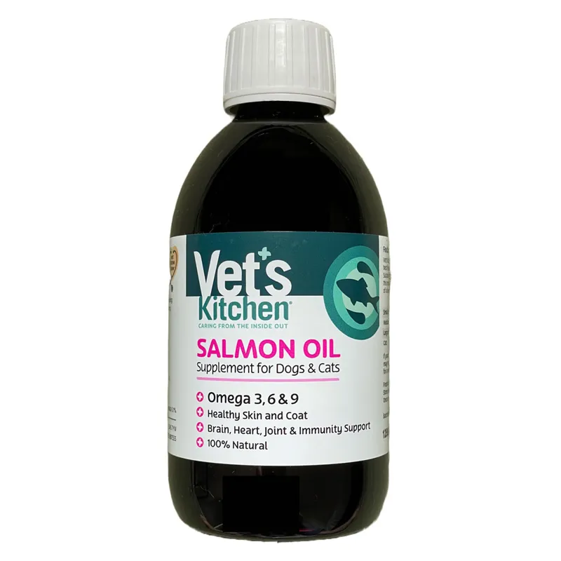 Vet's Kitchen Salmon Oil Supplement for Cats and Dogs