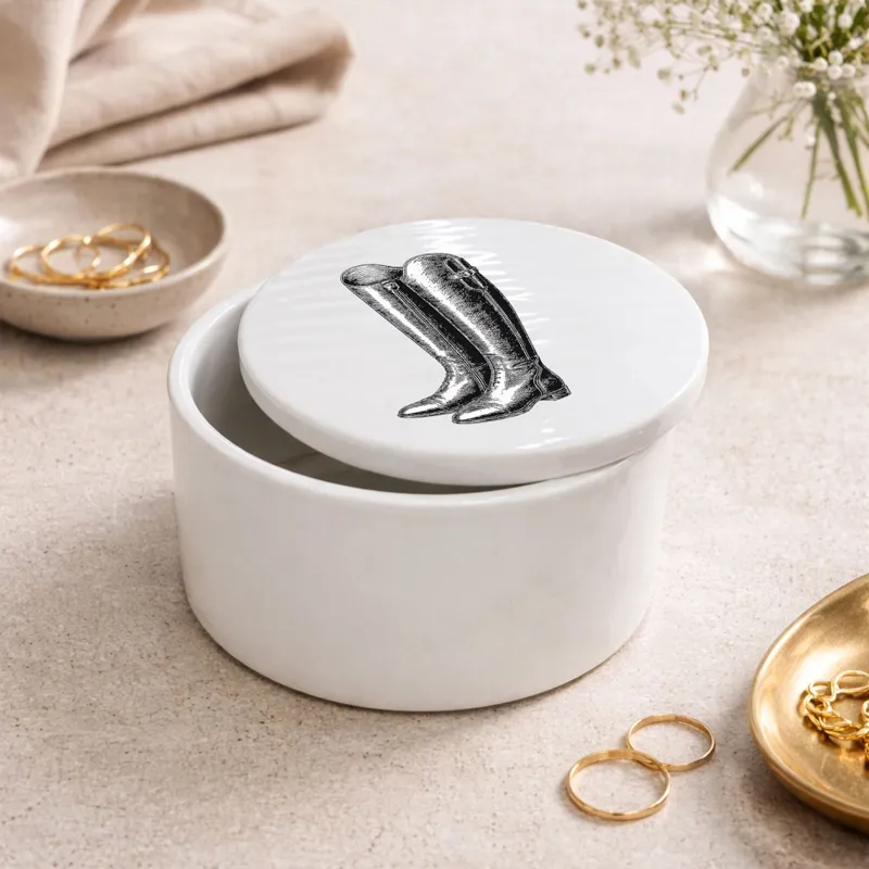 Vivid Squid Round Ceramic Pot - Boots