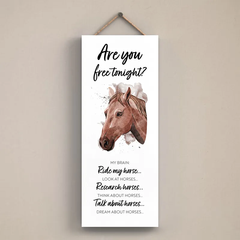 Vivid Squid Rectangle Plaque - Are You Free Tonight