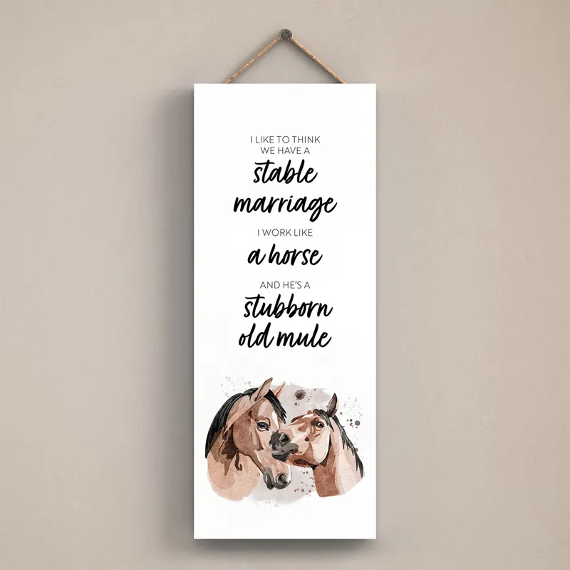 Vivid Squid Rectangle Plaque - Stable Marriage
