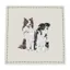 Vivid Squid Square Coasters - Collies