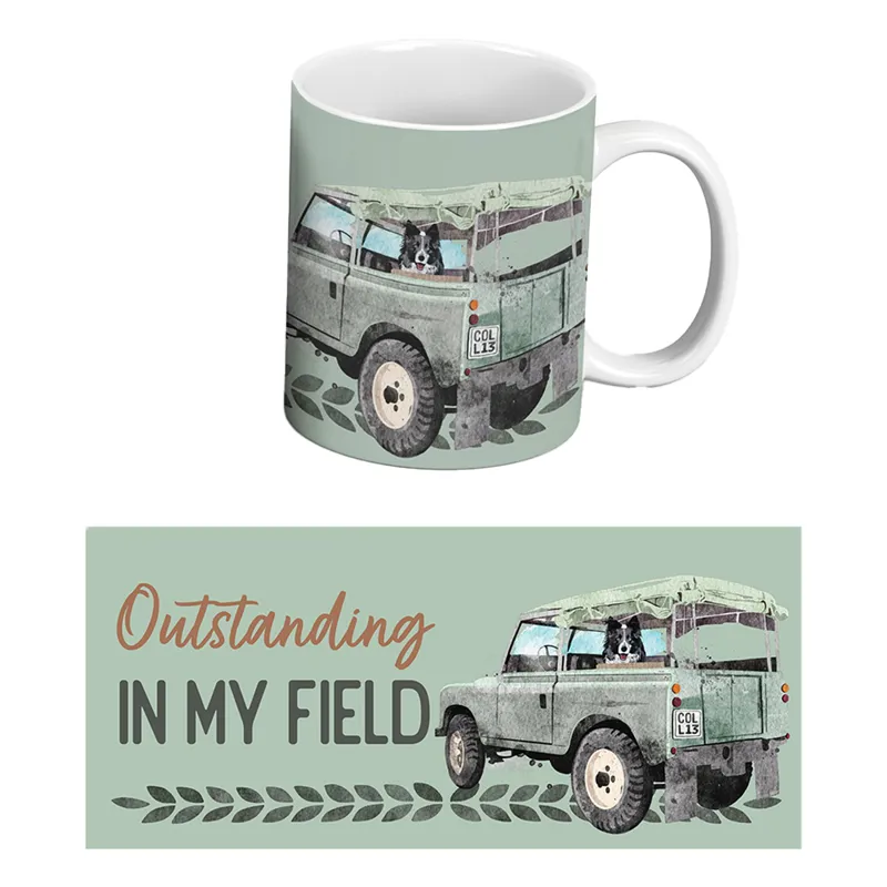 Vivid Squid Ceramic Mug - Outstanding In My Field