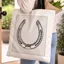 Vivid Squid Tote Bag - Horseshoe