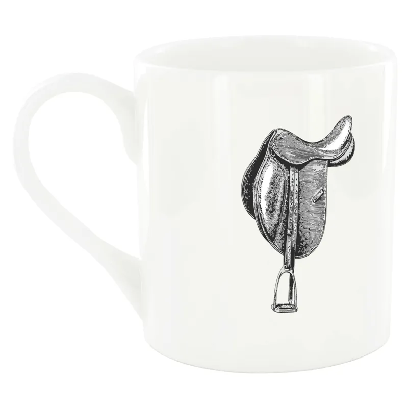 Vivid Squid Ceramic Mug - Saddle