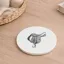 Vivid Squid Ceramic Coaster - Saddle