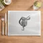 Vivid Squid Placemat - Saddle