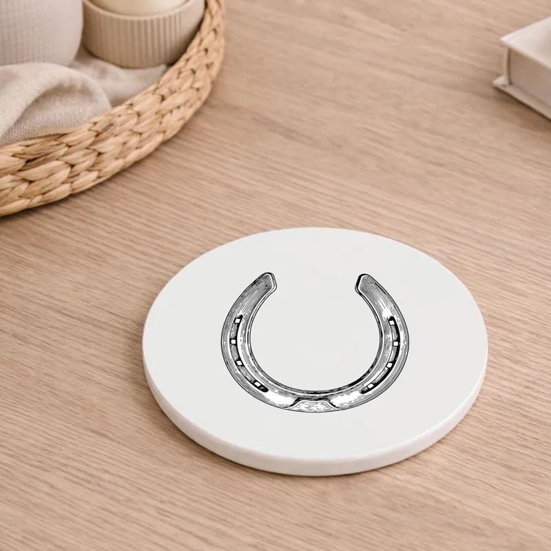 Vivid Squid Ceramic Coaster - Shoe