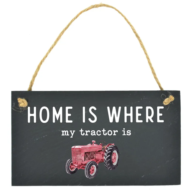 Vivid Squid Slate Plaque - Home Is Where