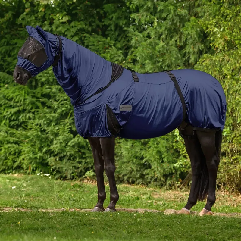 Waldhausen Eczema Full Neck Fly Rug - Night Blue