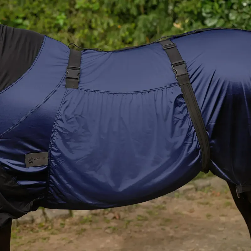 Waldhausen Eczema Full Neck Fly Rug - Night Blue-2