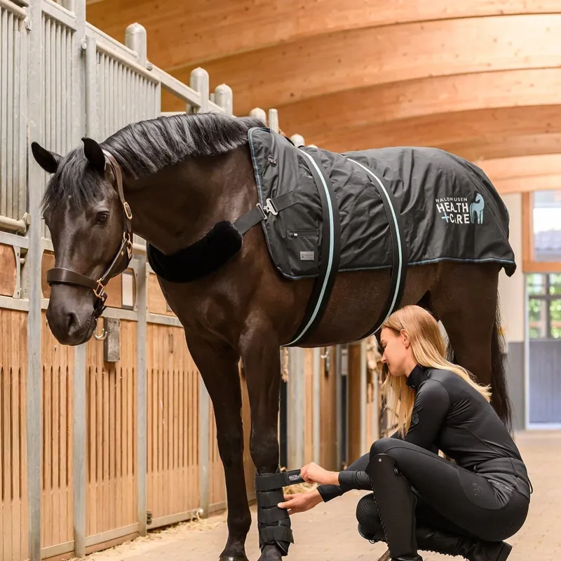 Waldhausen Health + Care TecSupreme Heat/Massage Rug - Black-2