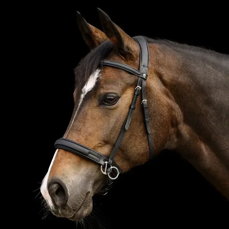 Waldhausen X-Line Supersoft Bitless Bridle with Reins - Black-1