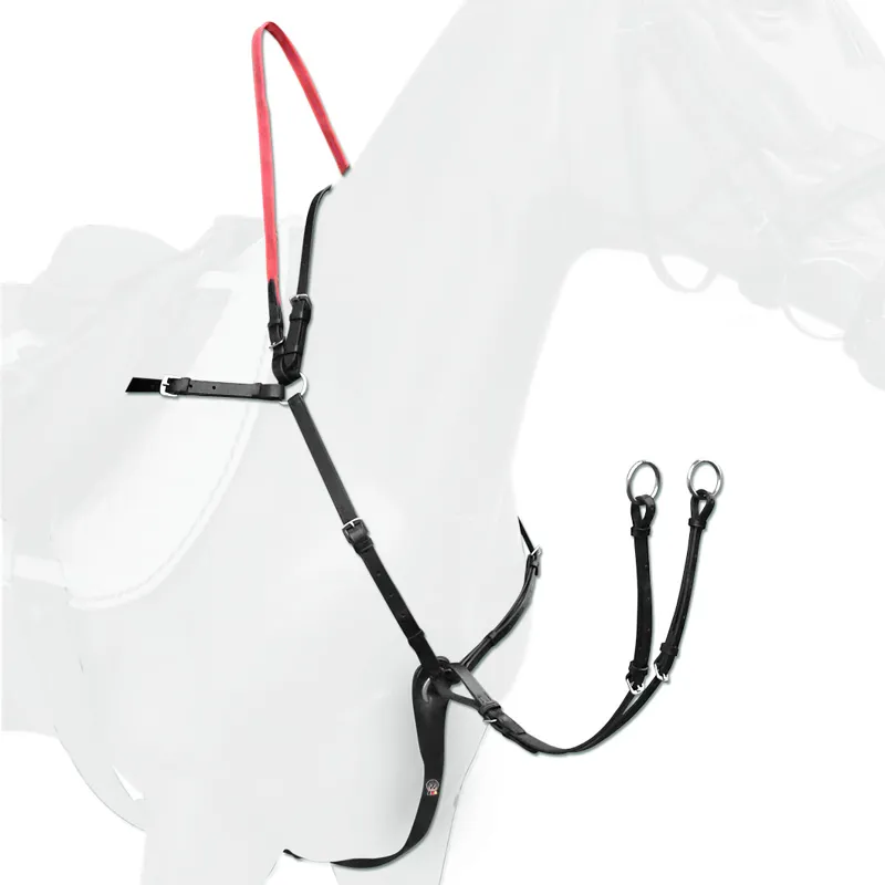 Waldhausen Secutrust Breastplate with Safety Reins - Black