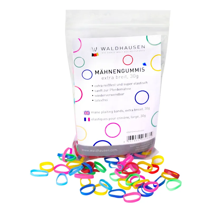 Waldhausen Multicolour Extra Wide Plaiting Bands - Multi