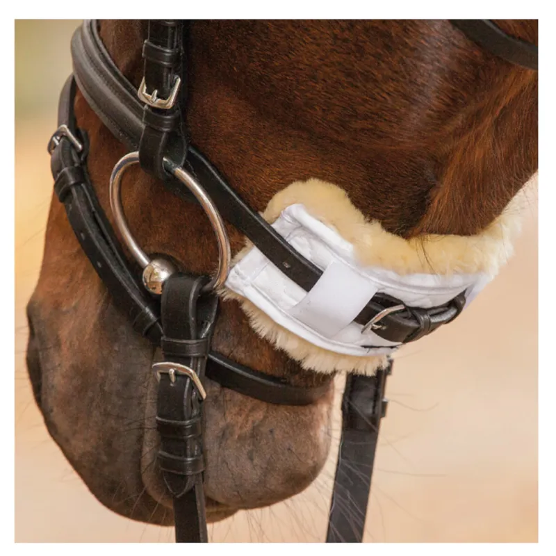 Waldhausen Lambskin Nose/Chin Pad - Black-1