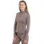 EQUIDRY Water Repellent Womens Zip Up Top - Mocha/White
