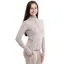 EQUIDRY Water Repellent Womens Zip Up Top - Sand/White