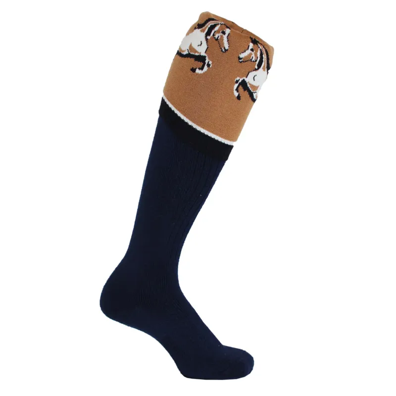 Waring Brooke Feral Stallion Boot Socks - Tan-1