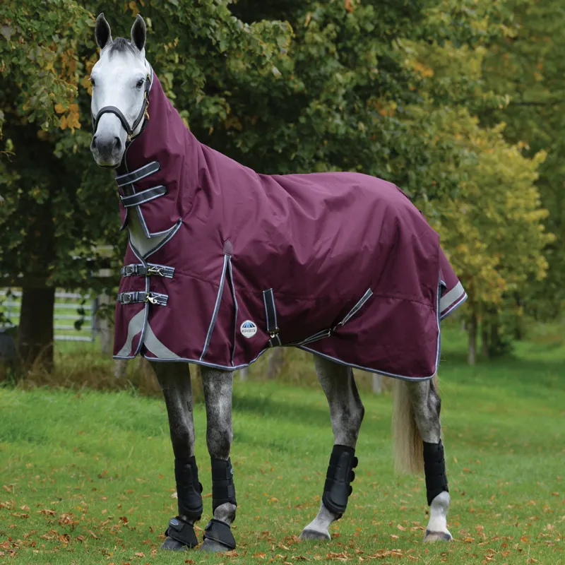 WeatherBeeta ComFiTec Plus Dynamic II 0g Combo Turnout Rug - Maroon