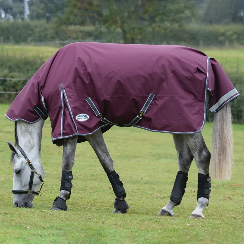 WeatherBeeta ComFiTec Plus Dynamic II 220g Combo Turnout Rug - Maroon
