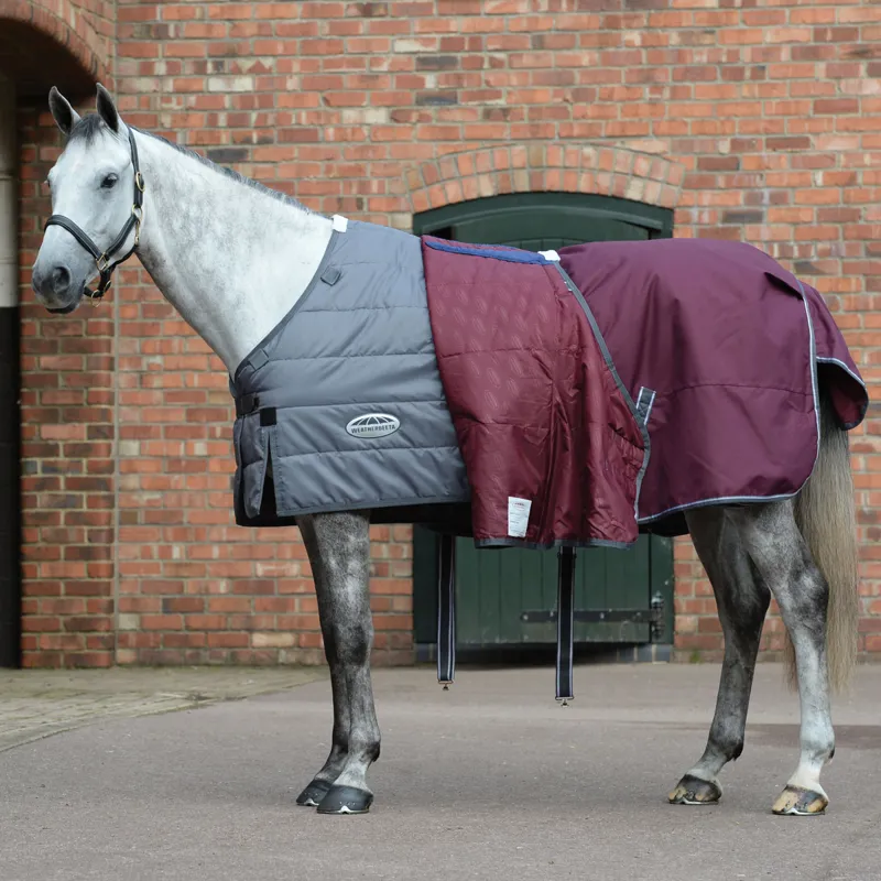 WeatherBeeta ComFiTec Plus Dynamic II 0g Combo Turnout Rug - Maroon-1