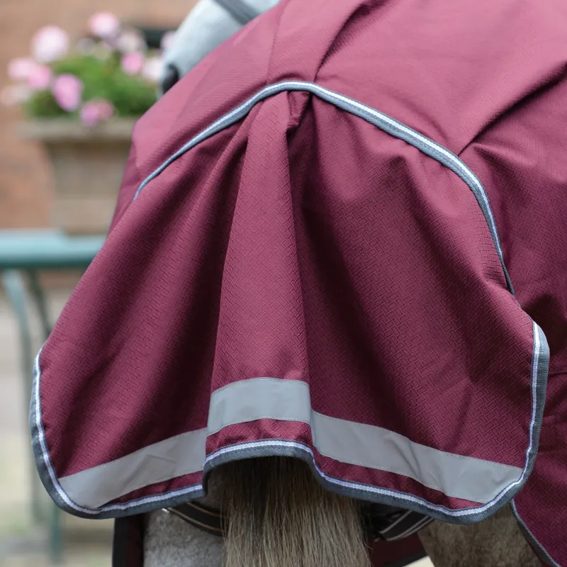 WeatherBeeta ComFiTec Plus Dynamic II 100g Combo Turnout Rug - Maroon-3