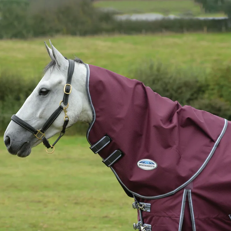 WeatherBeeta ComFiTec Plus Dynamic II 0g Turnout Neck - Maroon/Grey