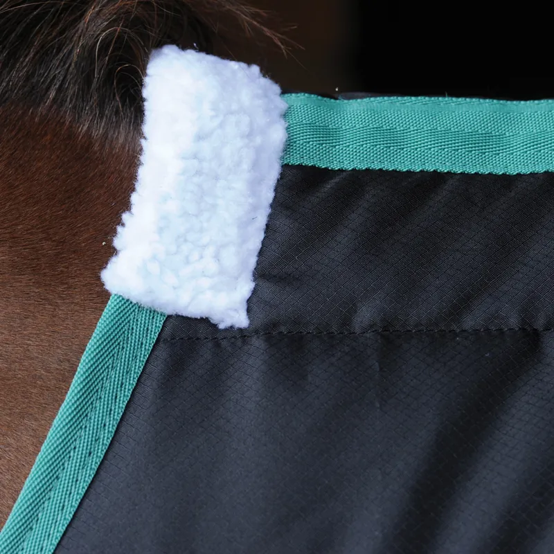 WeatherBeeta Green-Tec 150g Stable Rug - Black/Bottle Green - 4ft0-5