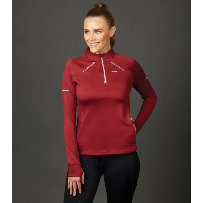 WeatherBeeta Victoria Premium Ladies Thermal Base Layer - Maroon-6