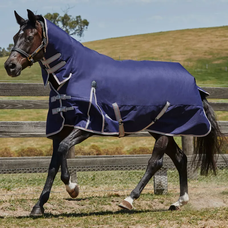 WeatherBeeta ComFiTec Essential 360g Combo Neck Rug - Navy/Silver