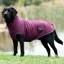 WeatherBeeta ComFiTec Fleece Zip Dog Coat - Maroon/Grey